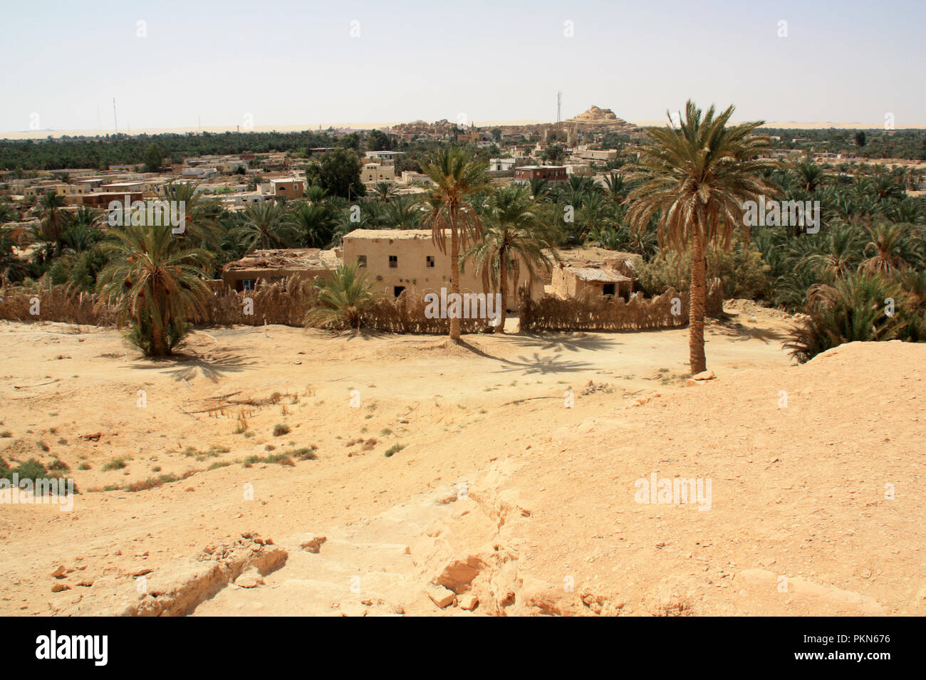Stadtbild von Siwa, Oase Siwa, Ägypten Stockfoto