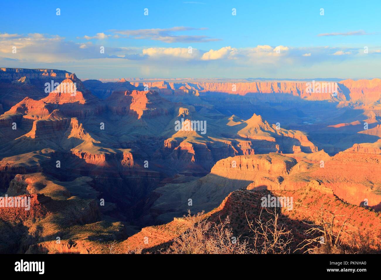 Grand Canyon Sonnenuntergang. Landschaft in Arizona, Usa. Stockfoto