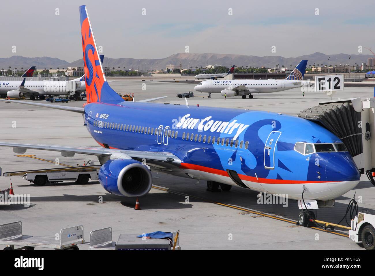 Las Vegas Usa 15 April 2014 Boeing 737 800 Von Sun