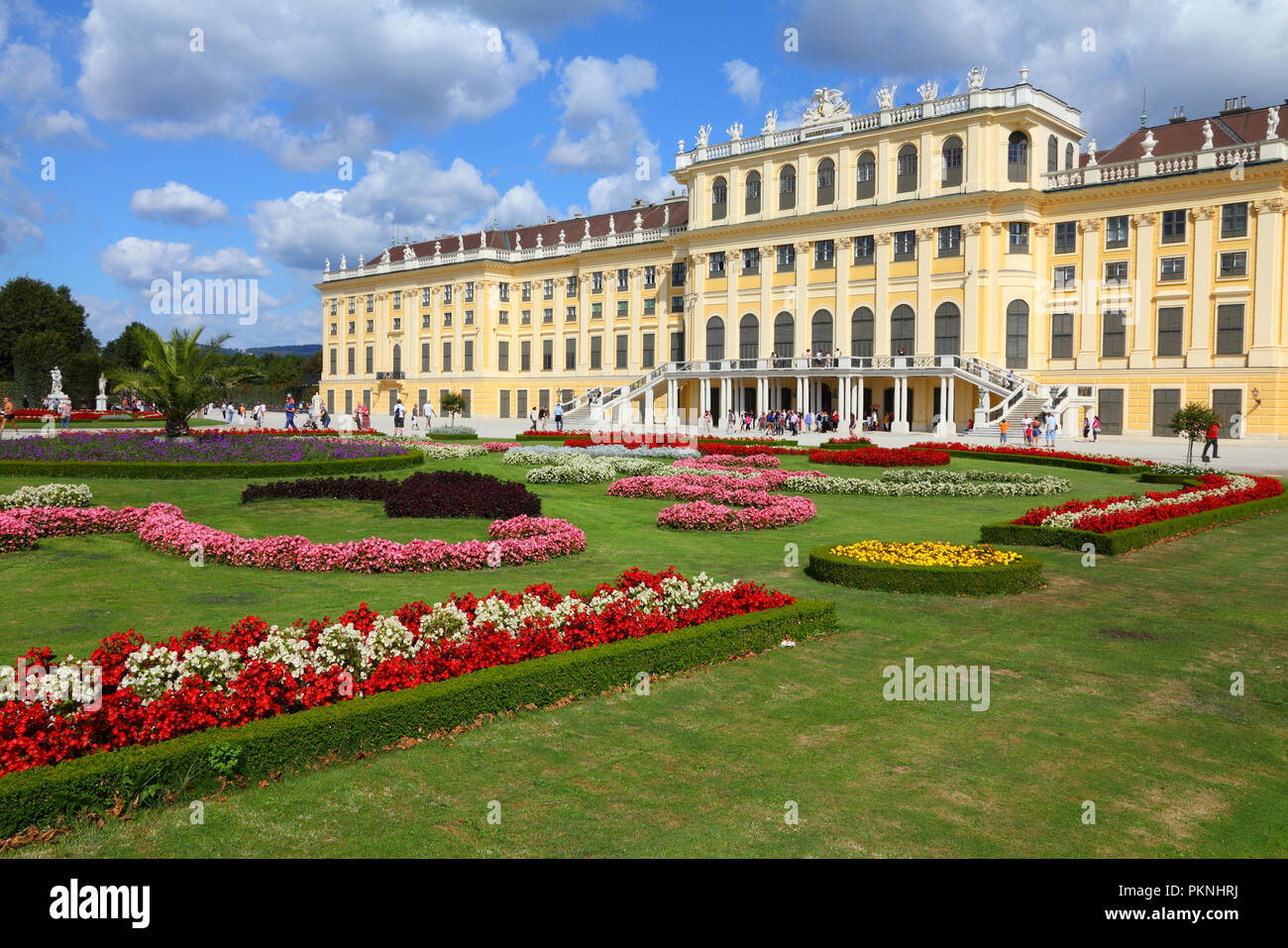 Wien - Schönbrunn, ein UNESCO-Weltkulturerbe. Stockfoto