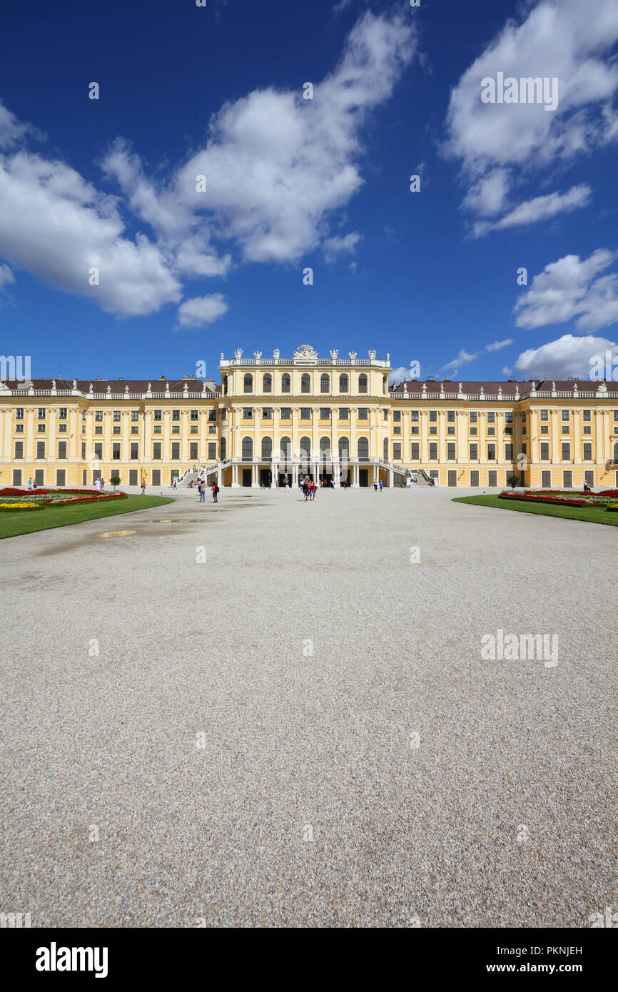 Wien - Schönbrunn, ein UNESCO-Weltkulturerbe. Stockfoto