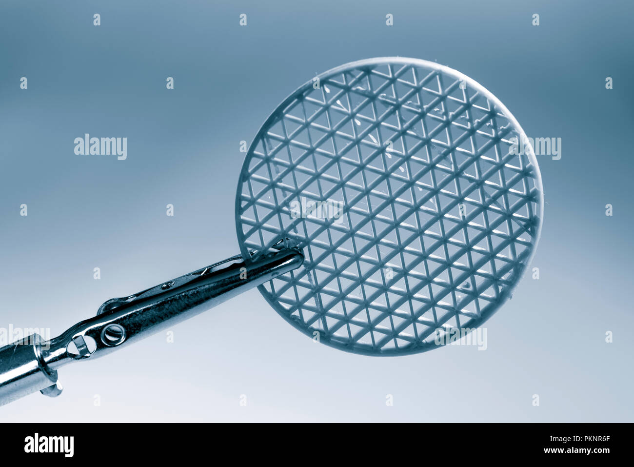 Metamaterial Probe auf 3D-Drucker. Stockfoto