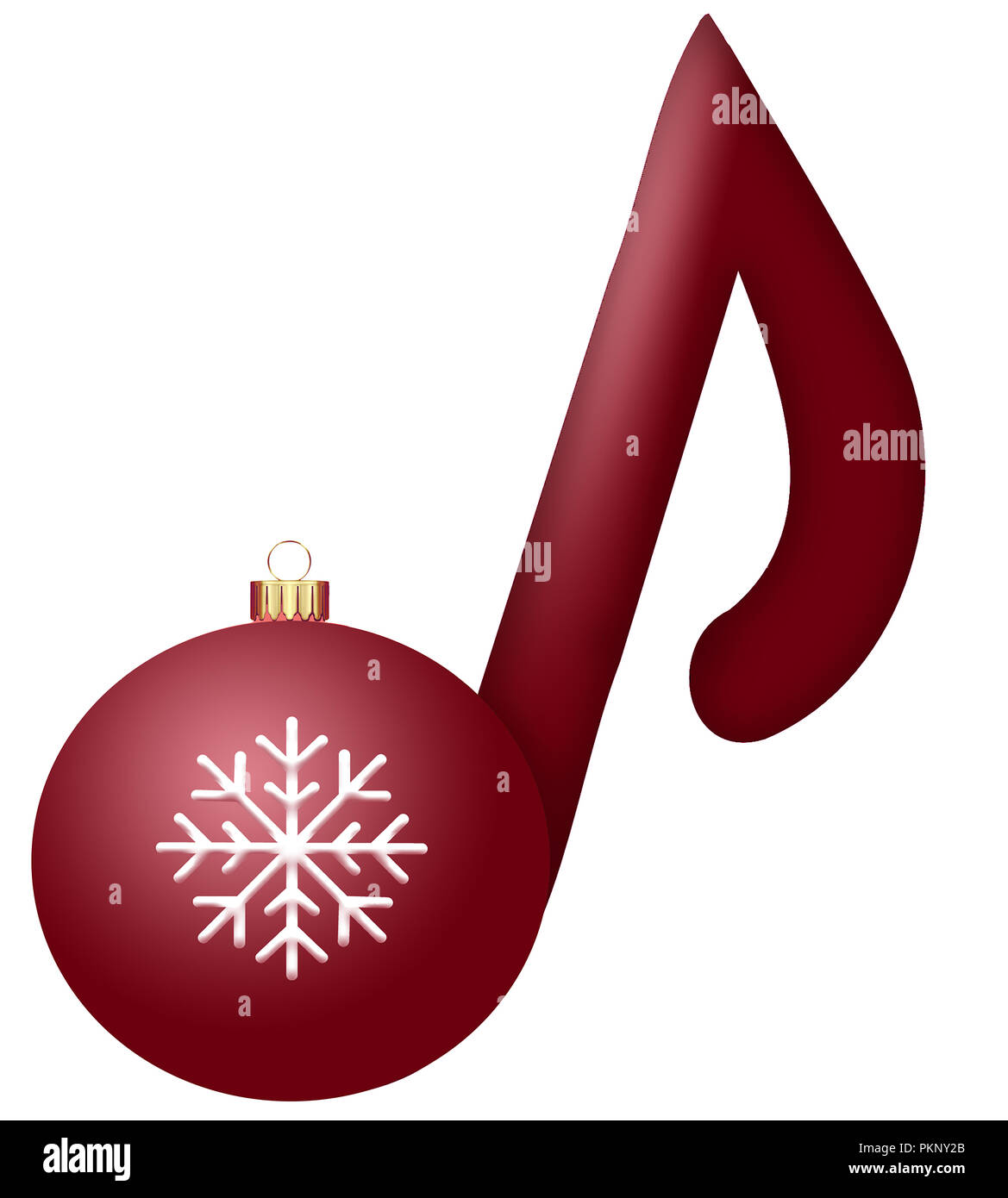 Musical Note aus Christmas Ornament ist in diesem Weihnachten Abbildung