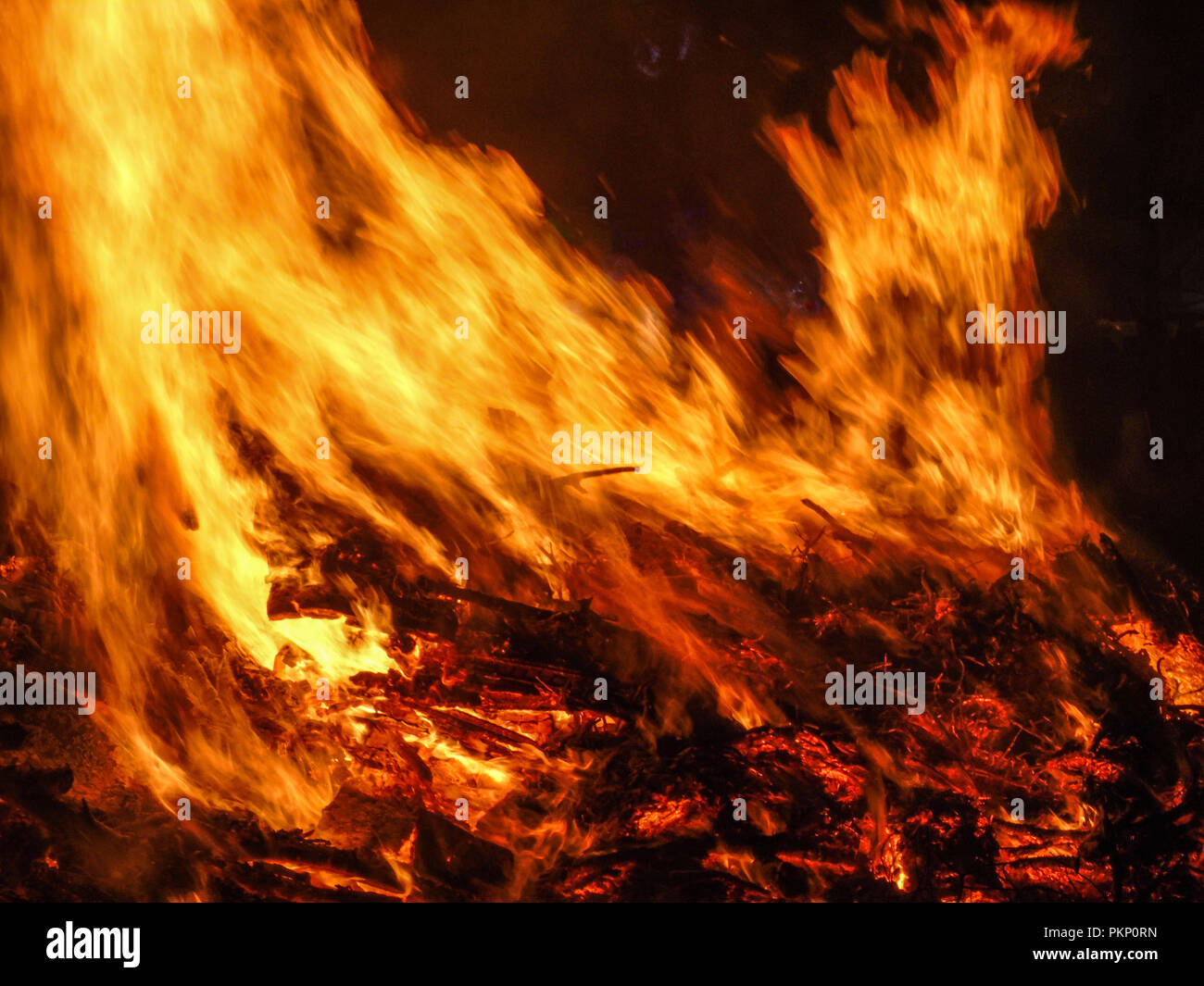 Lagerfeuer Stockfoto