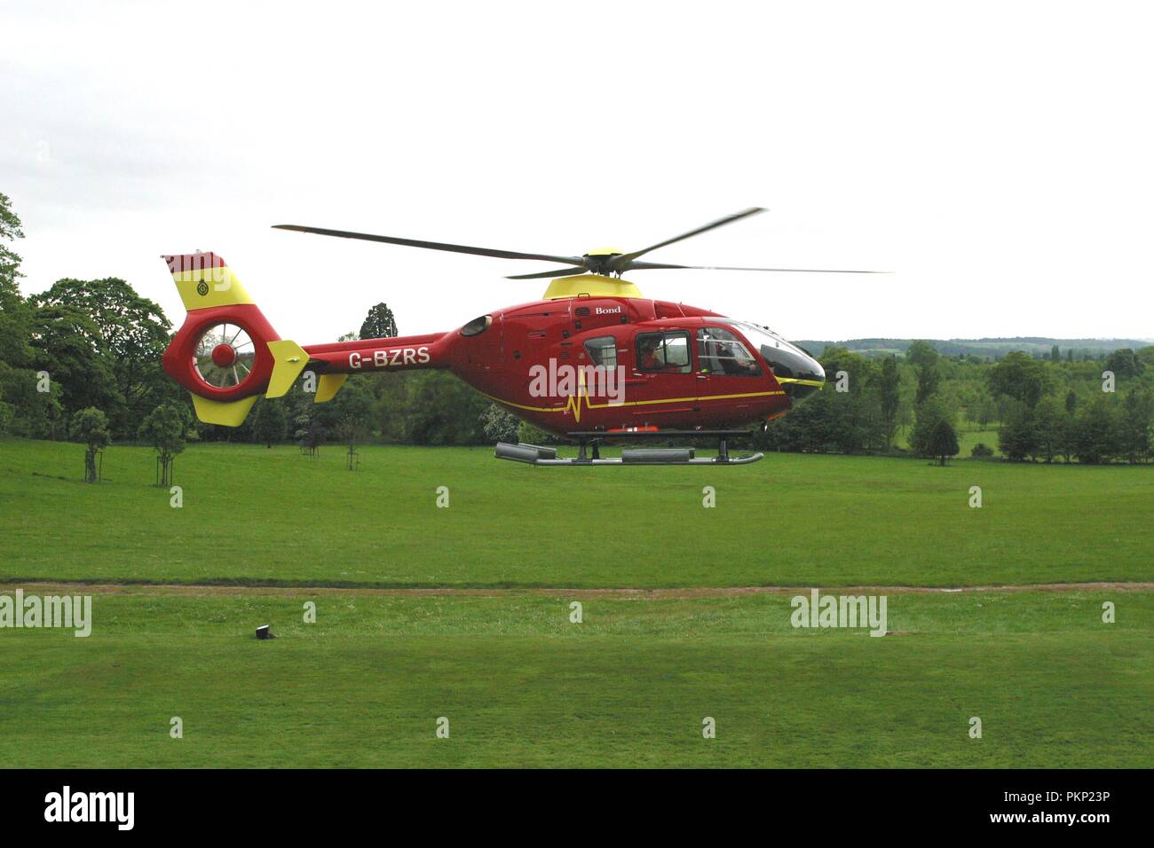 WEST MIDLANDS AIR AMBULANCE Stockfoto