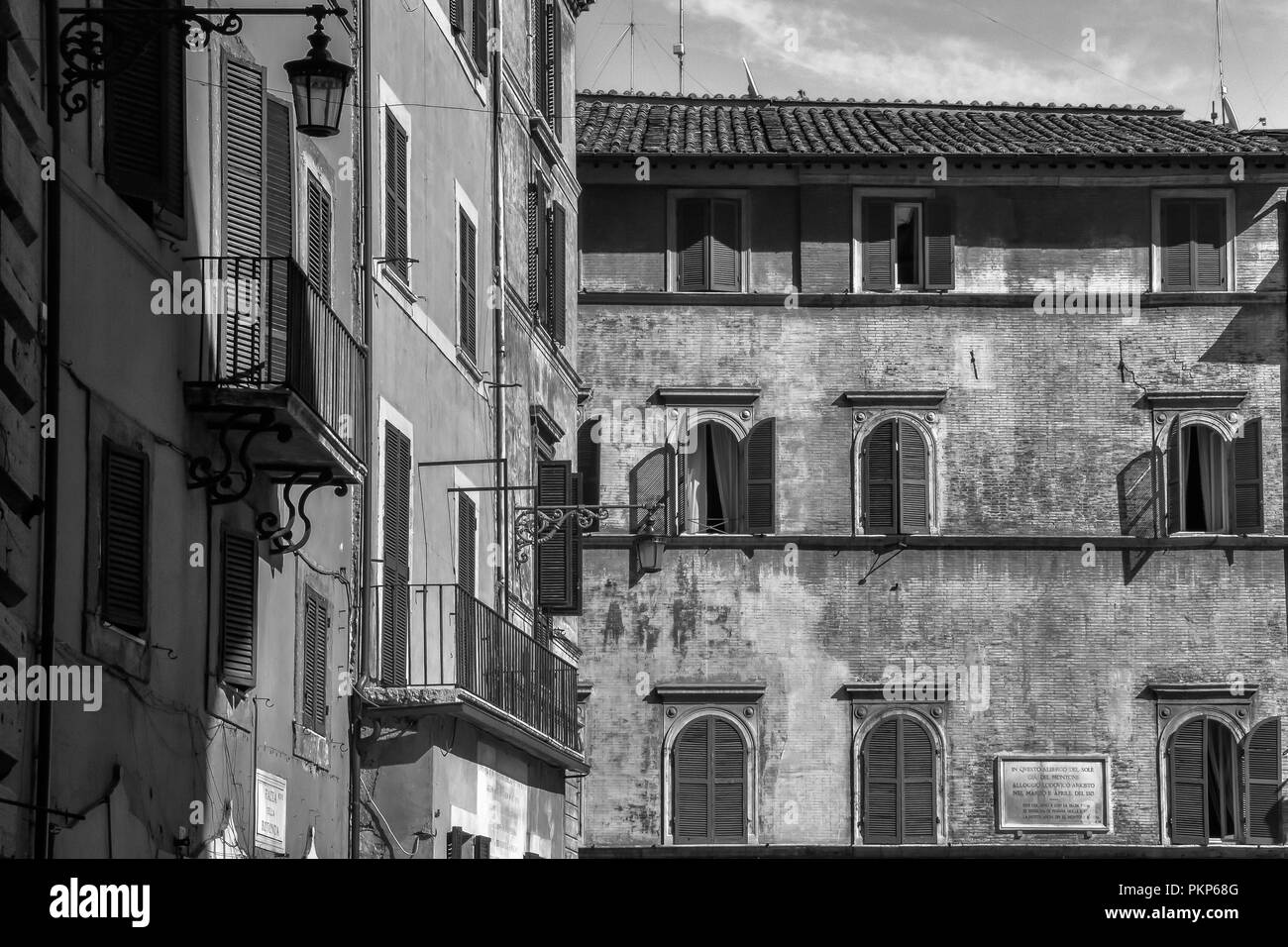 Rom ist die Hauptstadt von Italien. Die Vatikanstadt ist ein unabhängiges Land innerhalb der Stadtgrenzen von Rom. Stockfoto
