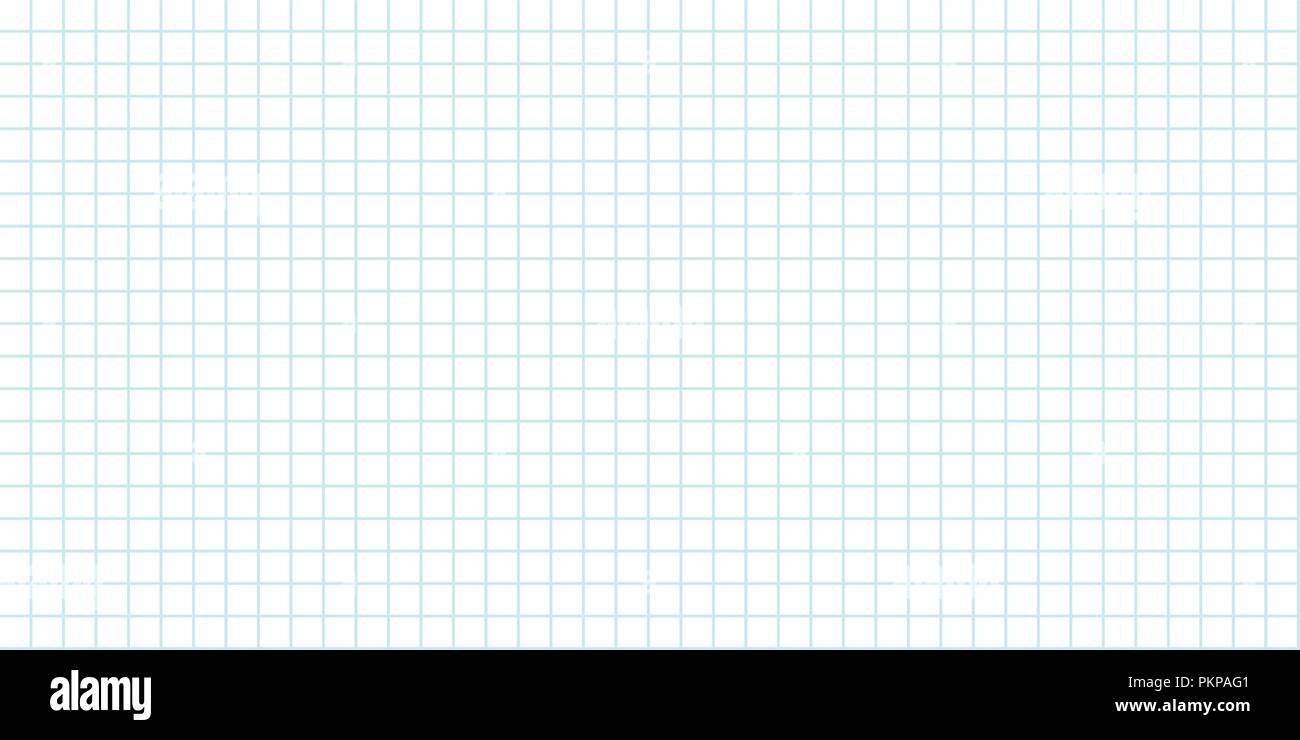 Nahtlose grid Hintergrund liniert Blatt Papier Stock Vektor