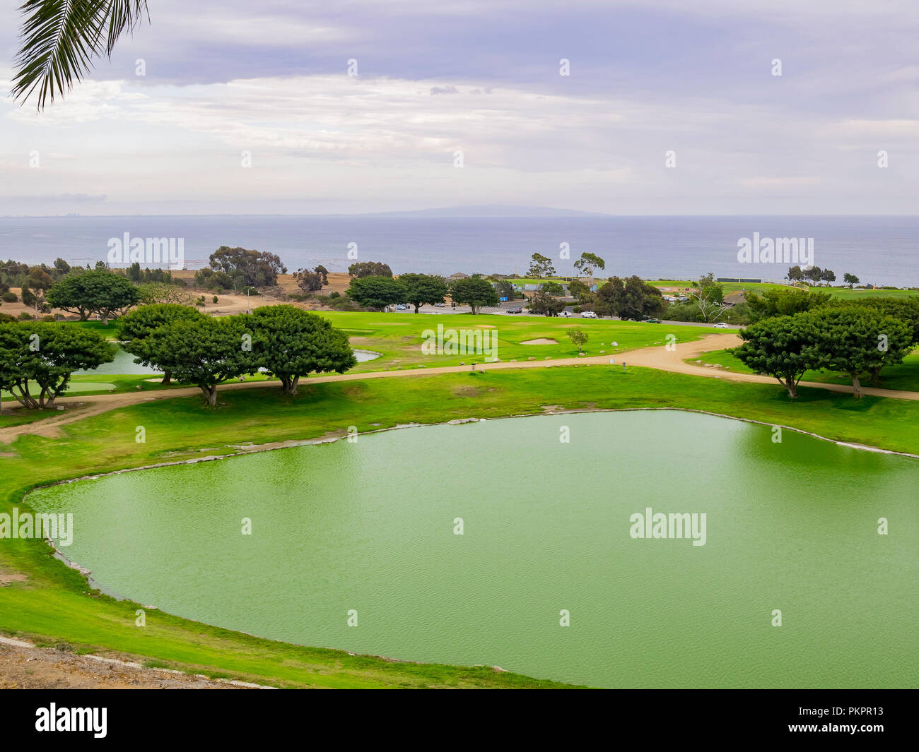 Schöne Landschaft rund um der Pepperdine University in Kalifornien Stockfoto