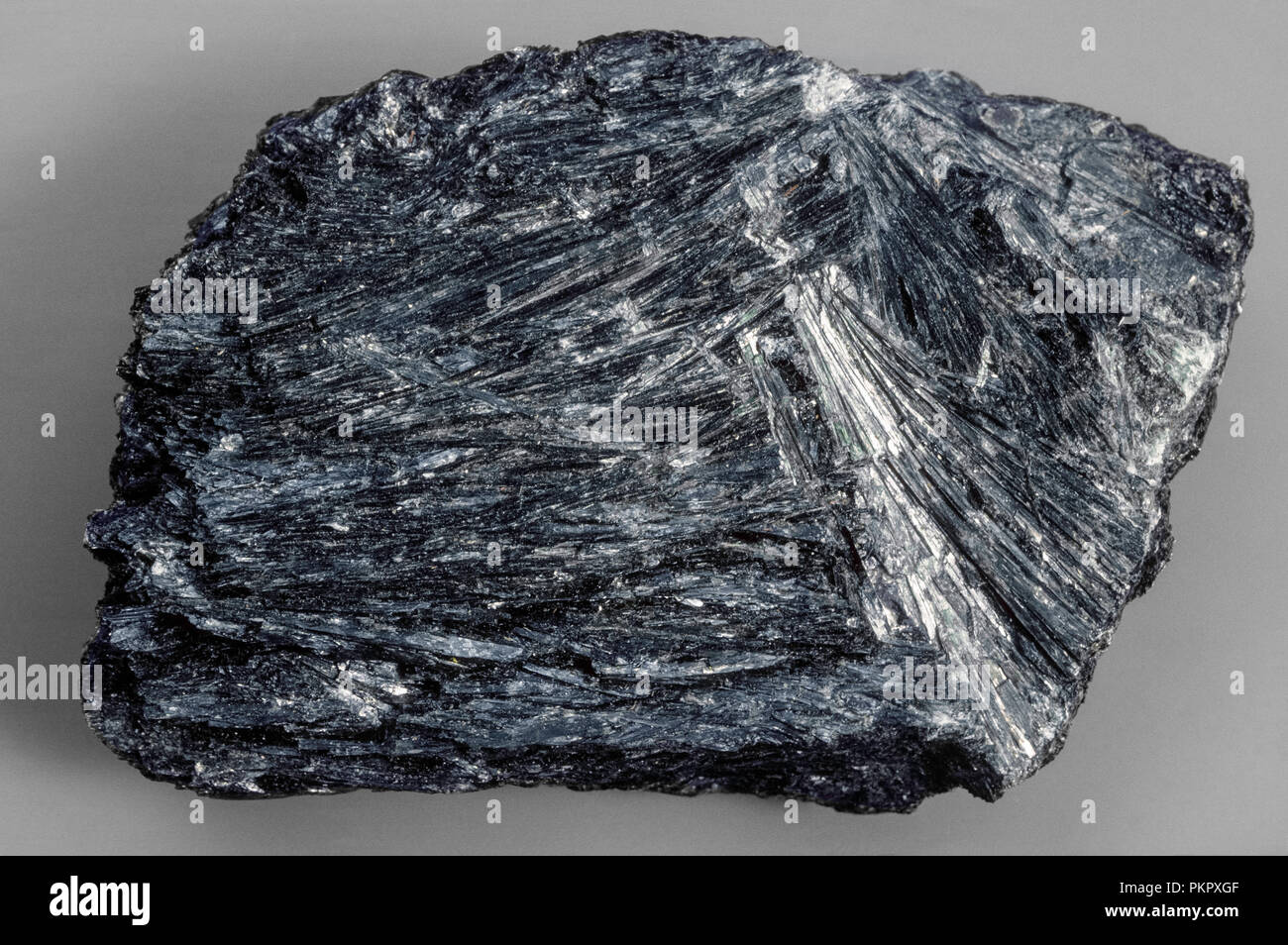 Aktinolith Schiefer (metamorphe Gesteine), Chester, Vermont Stockfoto
