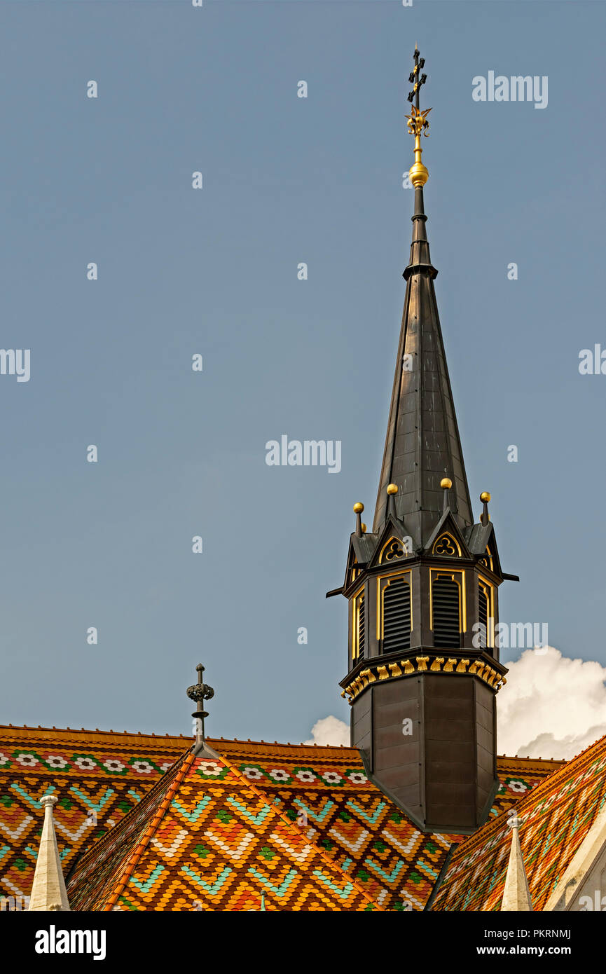 Matyas Kirche (Matthias Kirche) an der Fischerhochburg Stockfoto