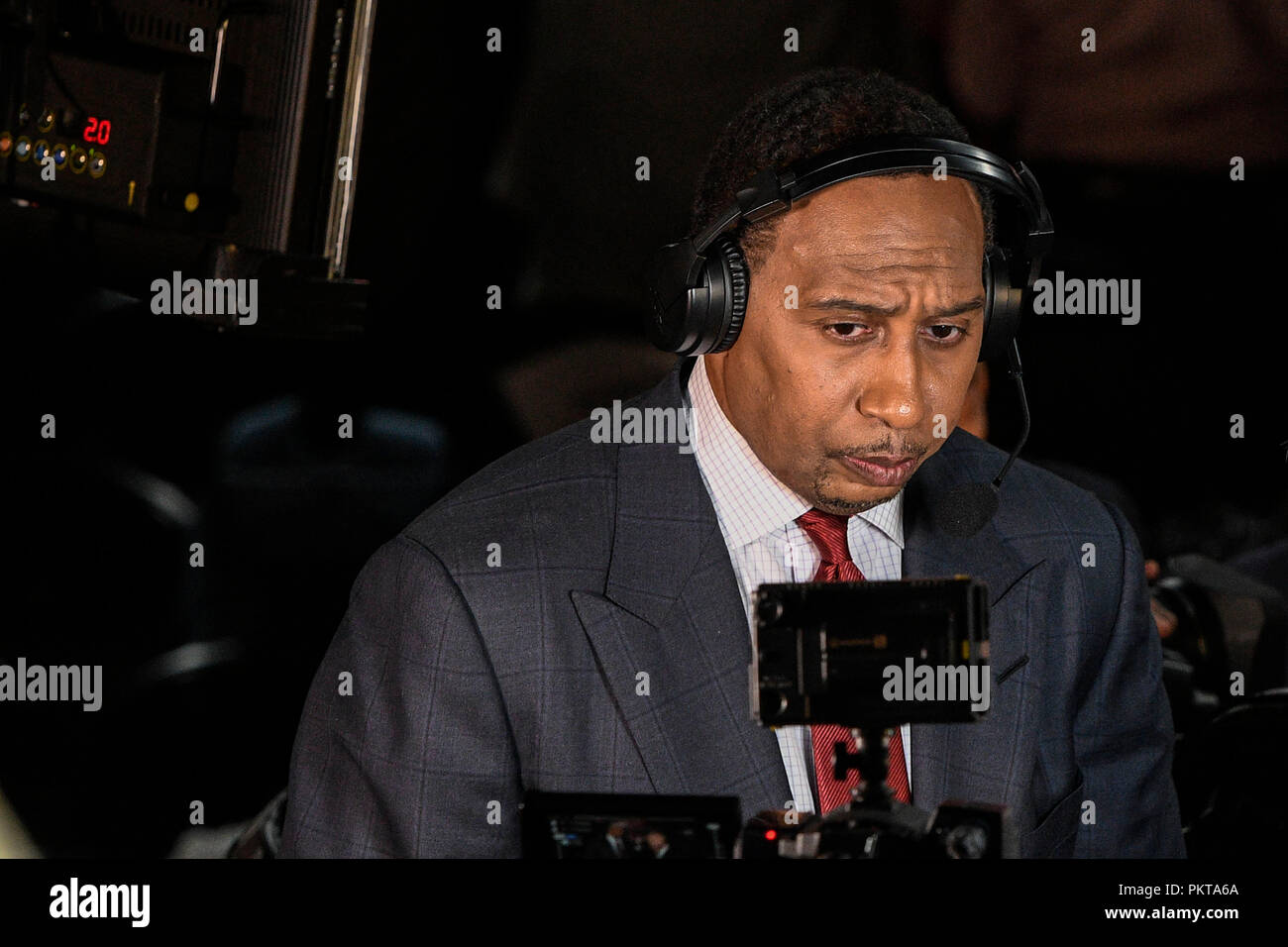 Las Vegas, NV, USA. 14 Sep, 2018. {} Offizielle wiegen - in der T-Mobile Arena in Las Vegas, Nevada, am 14. September 2018. Credit: Damairs Carter/Medien Punch/Alamy leben Nachrichten Stockfoto