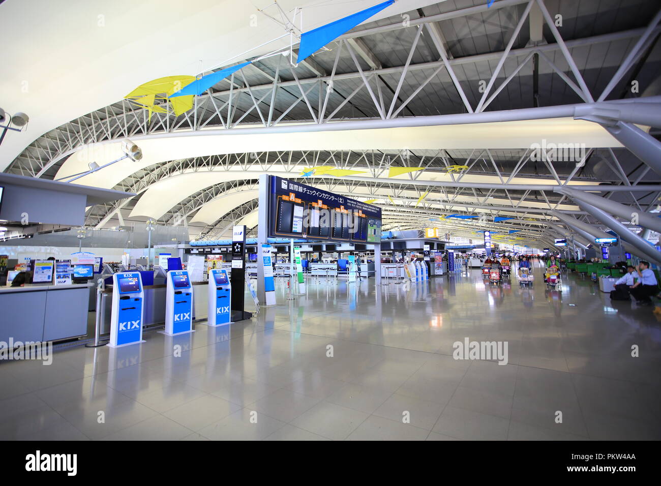 Der internationale Flughafen Kansai Stockfoto