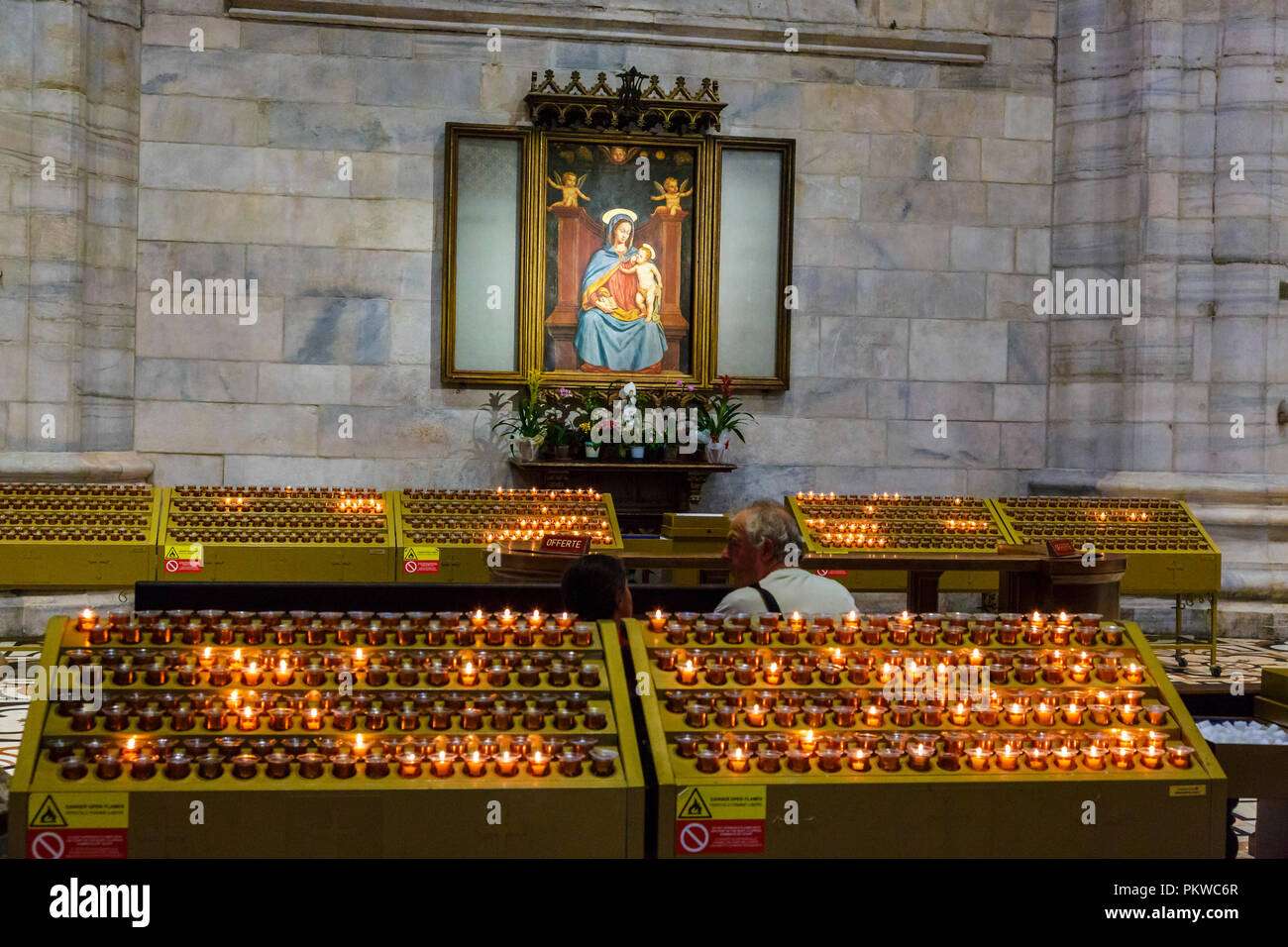 Mailänder Dom. Mailand, Lombardei, Italien, Europa. Stockfoto