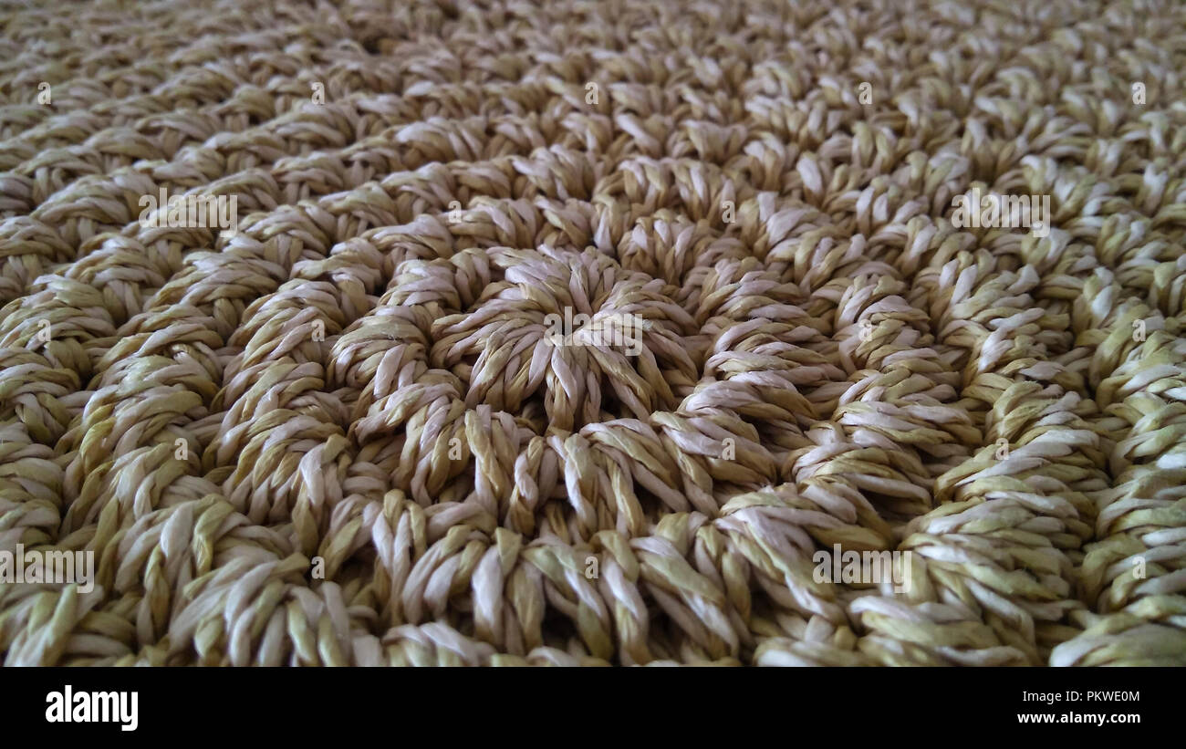 Sisal Teppich Braun Sisal Teppich Dekoration Stockfoto Bild