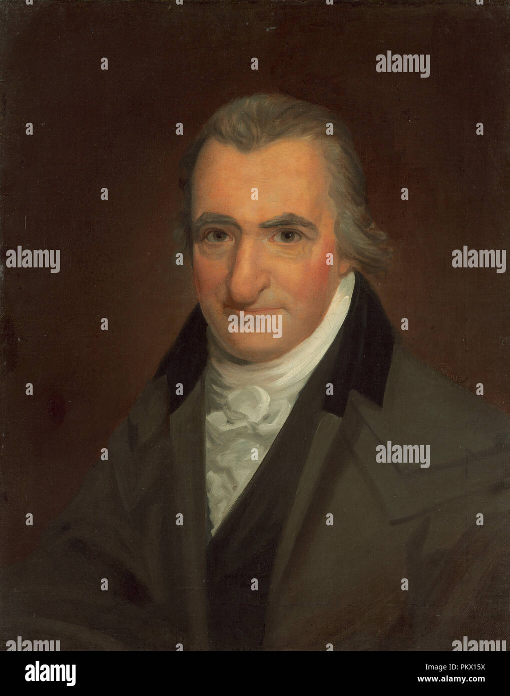 Thomas Paine. Vom: C. 1806/1807. Maße: gesamt: 65,4 x 52,1 cm (25 3/4 x 20 1/2 in.). Medium: Öl auf Leinwand. Museum: Nationalgalerie, Washington DC. Autor: John Wesley Jarvis. Stockfoto