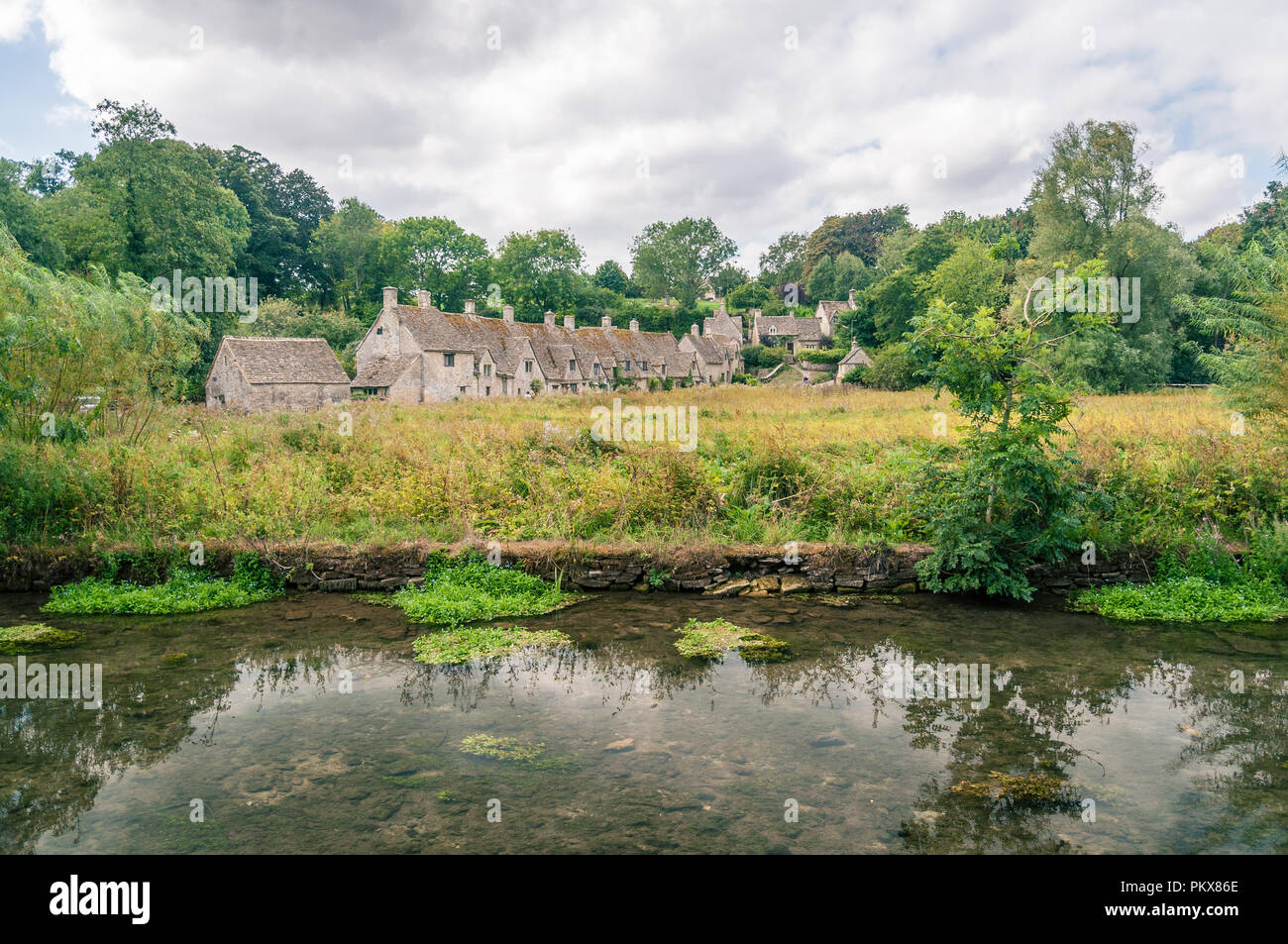 Arlington Road, Bibury Stockfoto