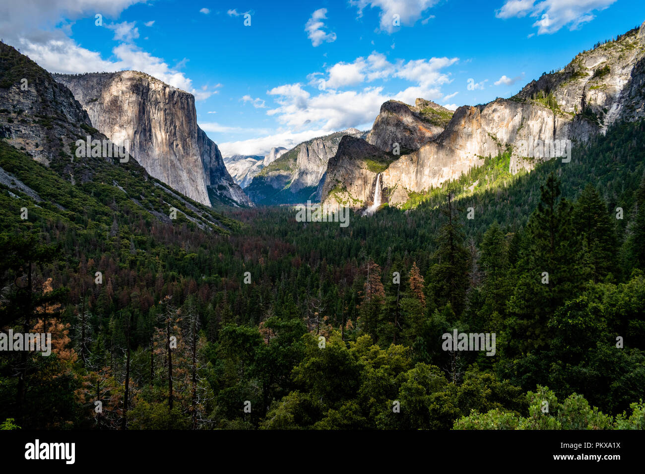 Tunnel View, Yosemite-Nationalpark, Kalifornien, USA Stockfoto