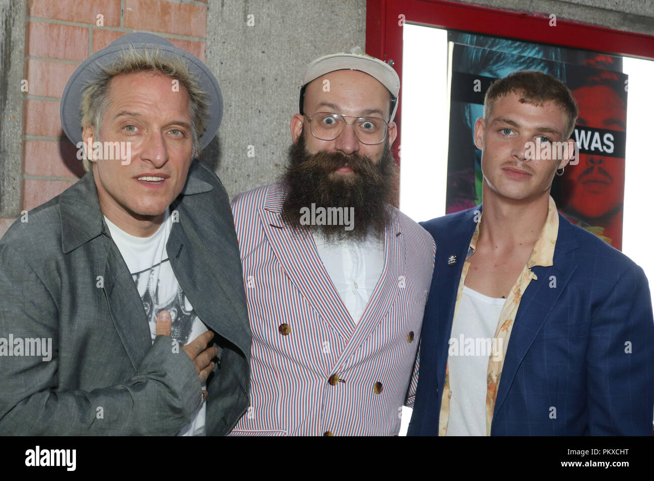 War Premiere des o-von Da'im Abaton Kino in Hamburg bietet: Bela B Felsenheimer, Jakob Lass (Regie), David Schuetter Wo: Hamburg, Deutschland Wann: 15 Aug 2018 Quelle: Becher/WENN.com Stockfoto