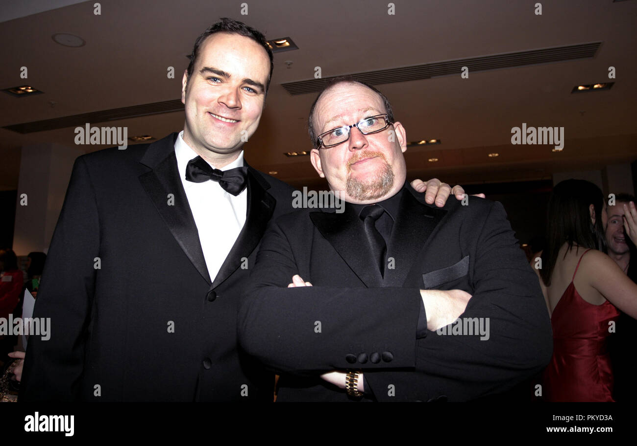 Greg Hemphill und Ford Kiernan sind zwei von Scotlands best loved Komödie Darsteller und die Köpfe hinter den preisgekrönten Comedy Show - noch Spiel. Stockfoto