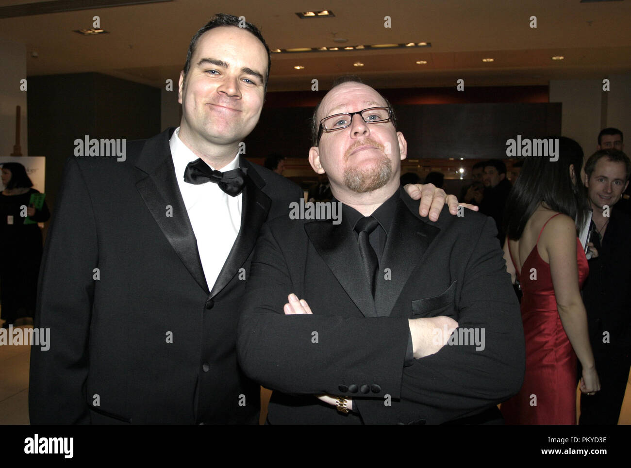 Greg Hemphill und Ford, die die komischen Köpfe, die hinter dem Hit television Comedy Show - noch Spiel. Stockfoto