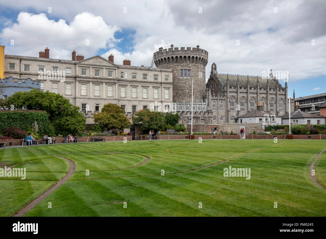 Schloss von Dublin, Dublin, Irland, Europa. Stockfoto