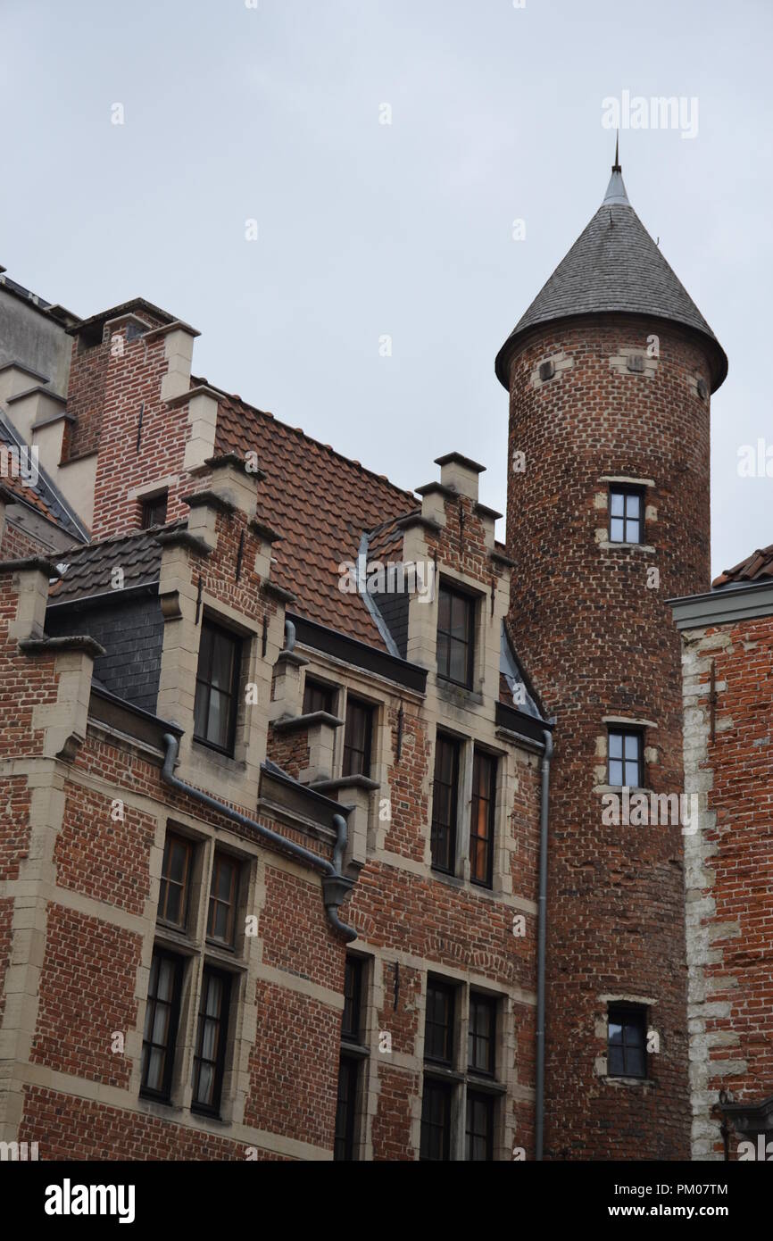 Alte Gebäude im Zentrum von Brüssel, Belgien Stockfoto