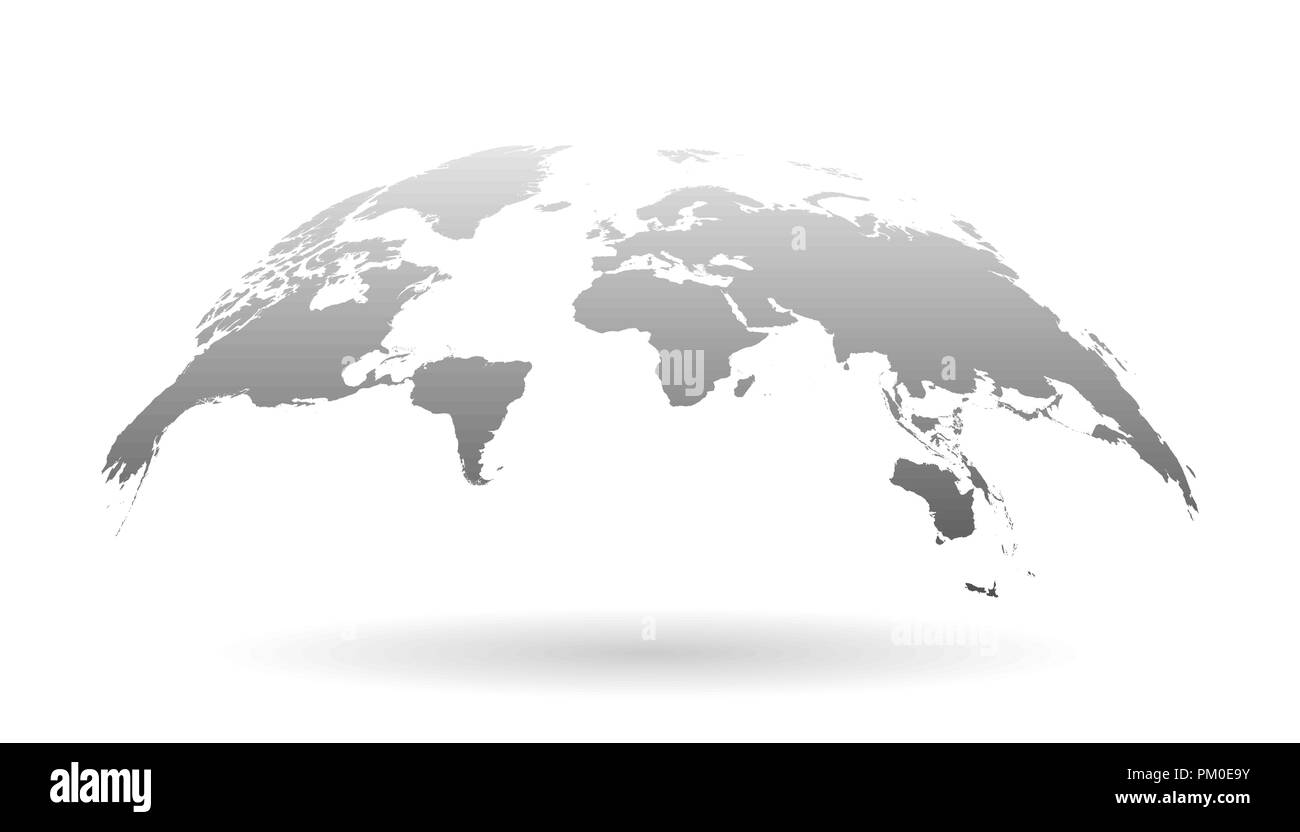 Erde Planet Symbol Im Flachen Stil 3d Weltkarte Vector Illustration Auf Weissem Hintergrund Isoliert Die Globale Kommunikation Business Konzept Stock Vektorgrafik Alamy