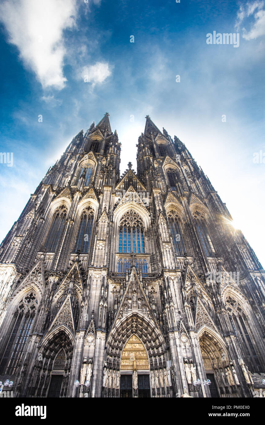 Schönen Kölner Dom in Köln Deutschland Stockfoto