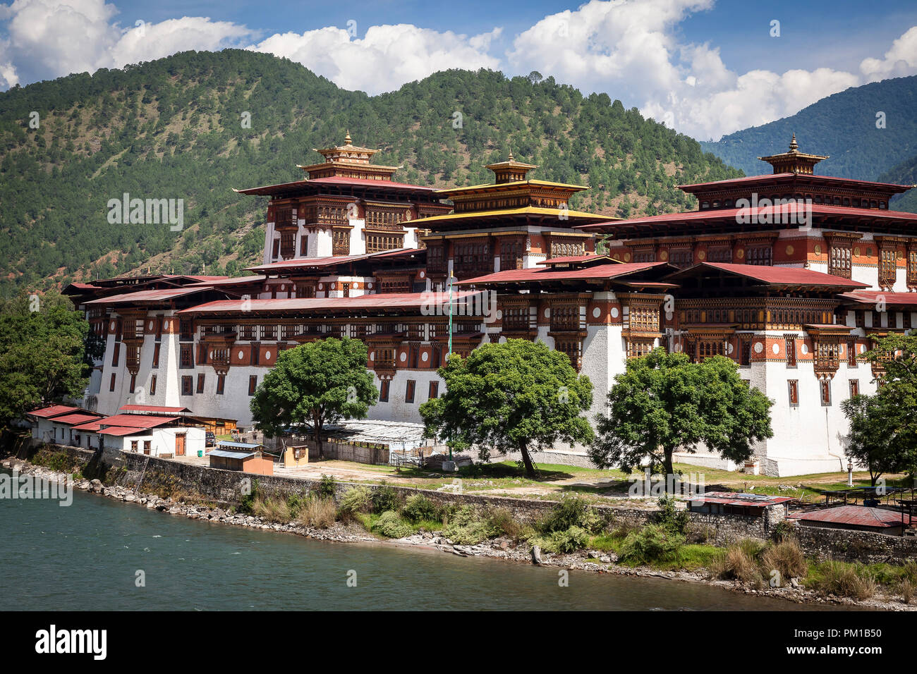 Punakha Dzong, Bhutan Stockfoto