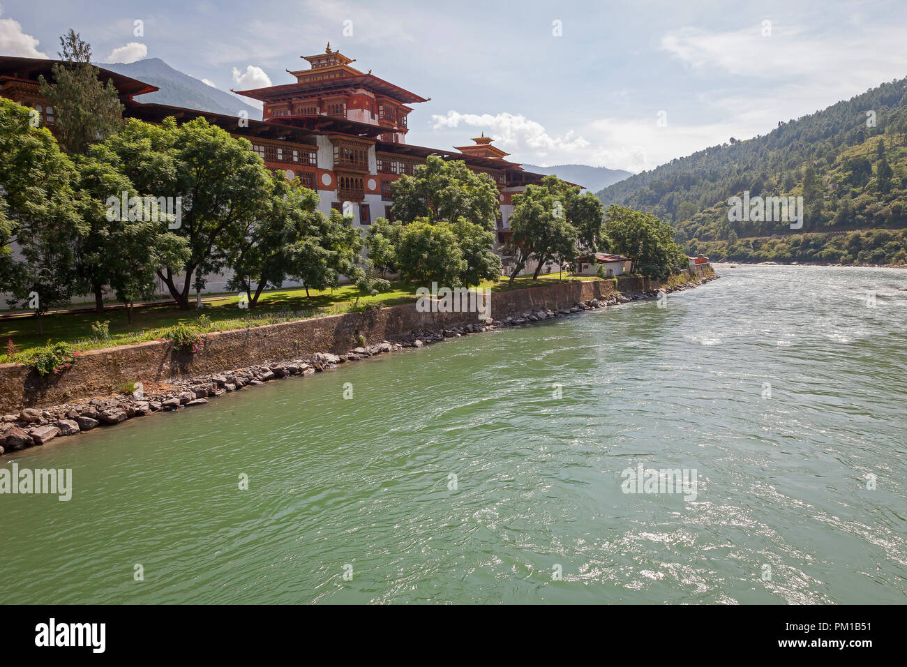 Punakha Dzong, Bhutan Stockfoto