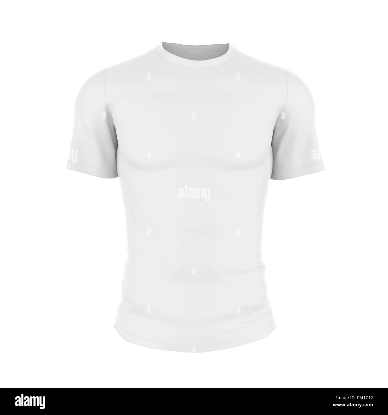 T-Shirt isoliert Stockfoto