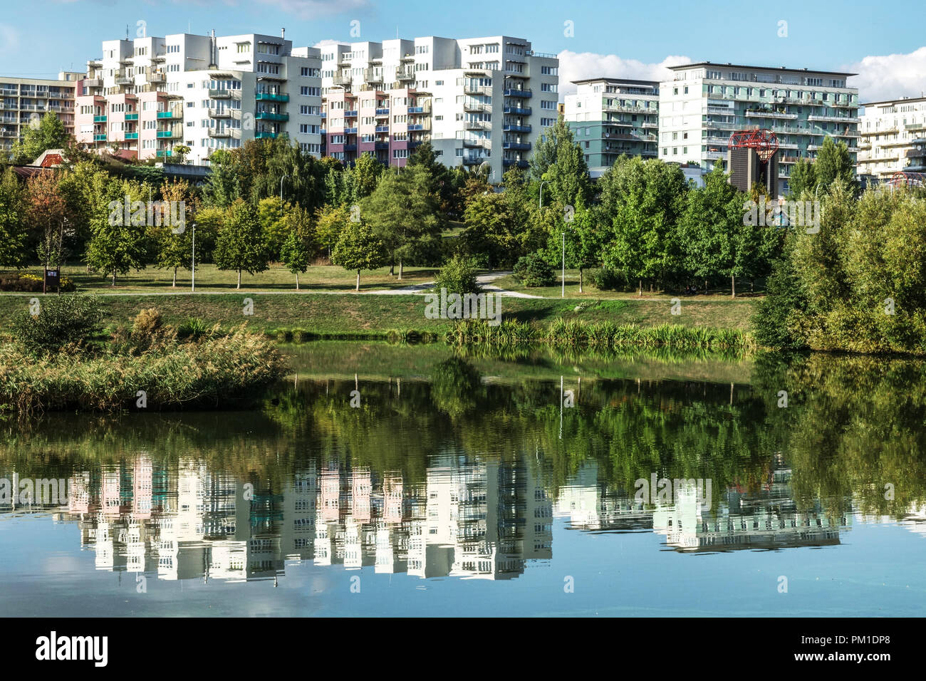 Neue Gebäude, neue Wohnungen, Prag, Tschechische Republik Stodulky Stockfoto