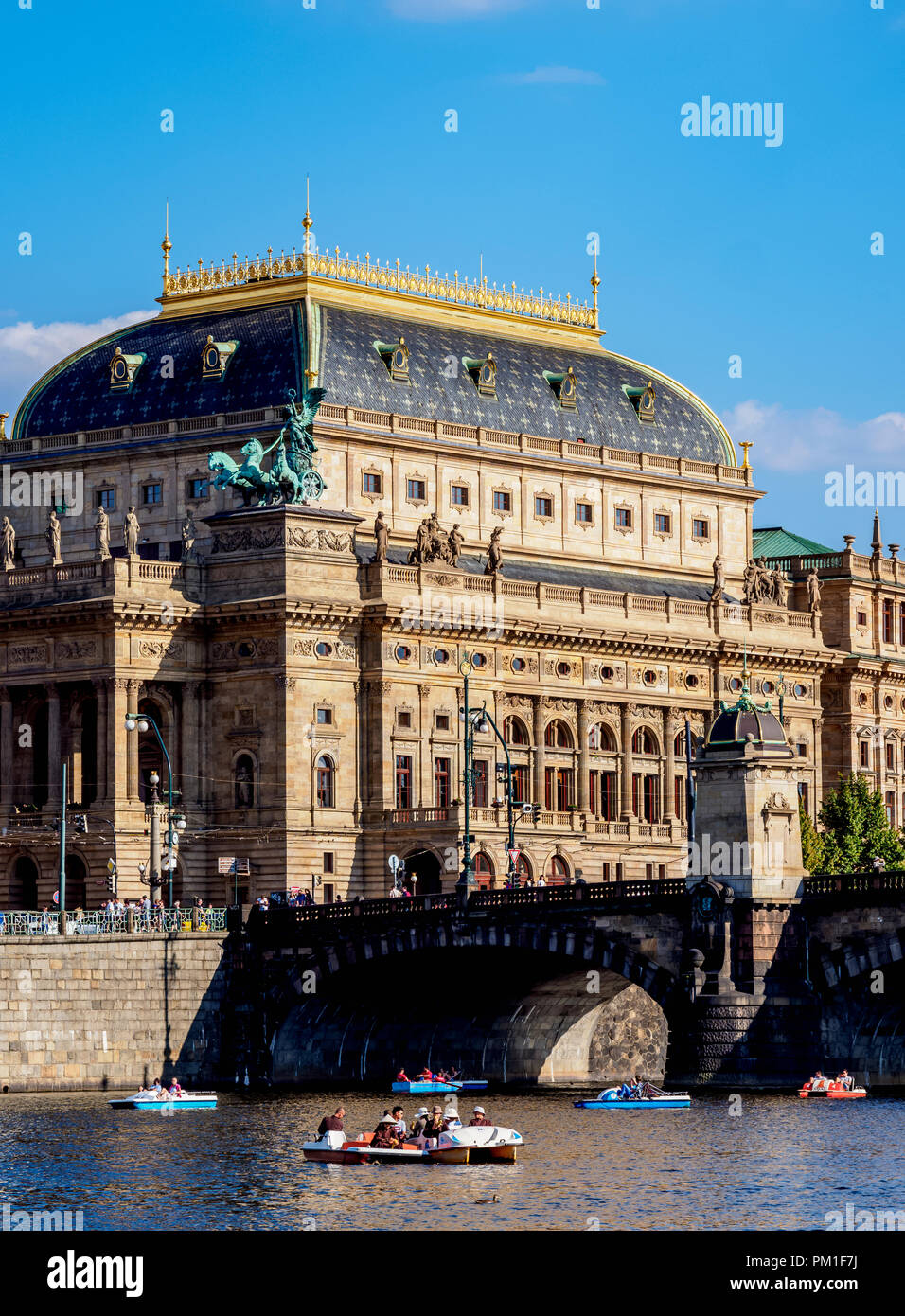 Nationaltheater, Prag, Böhmen, Tschechien Stockfoto