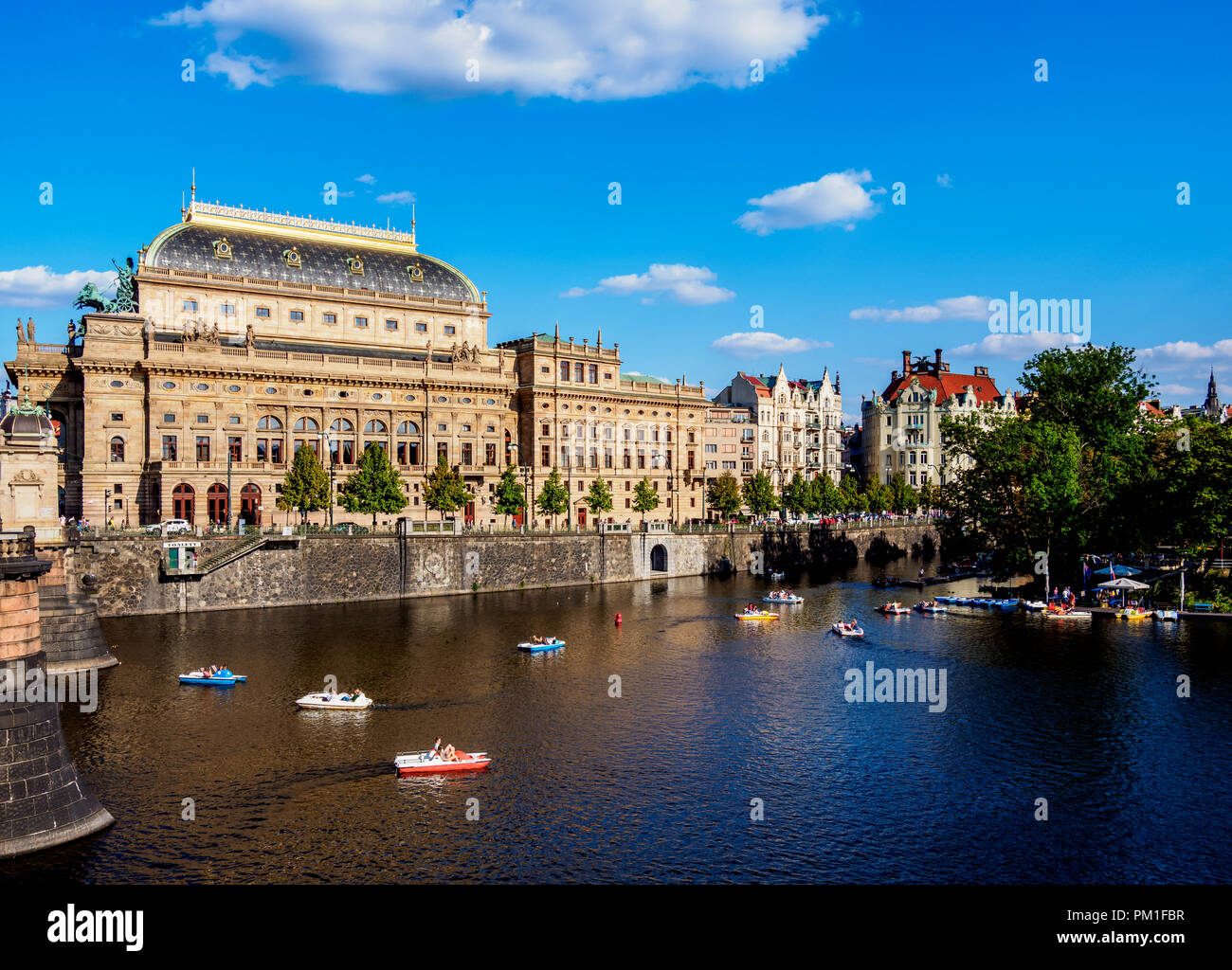 Nationaltheater, Prag, Böhmen, Tschechien Stockfoto