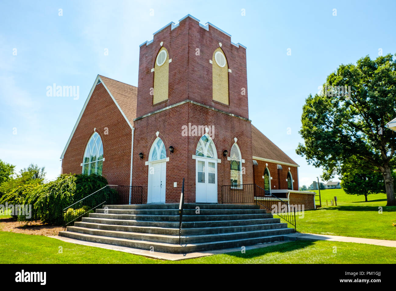 Bethlehem Vereinigte Kirche Christi, 11923 North Valley Pike, Broadway, Virginia Stockfoto