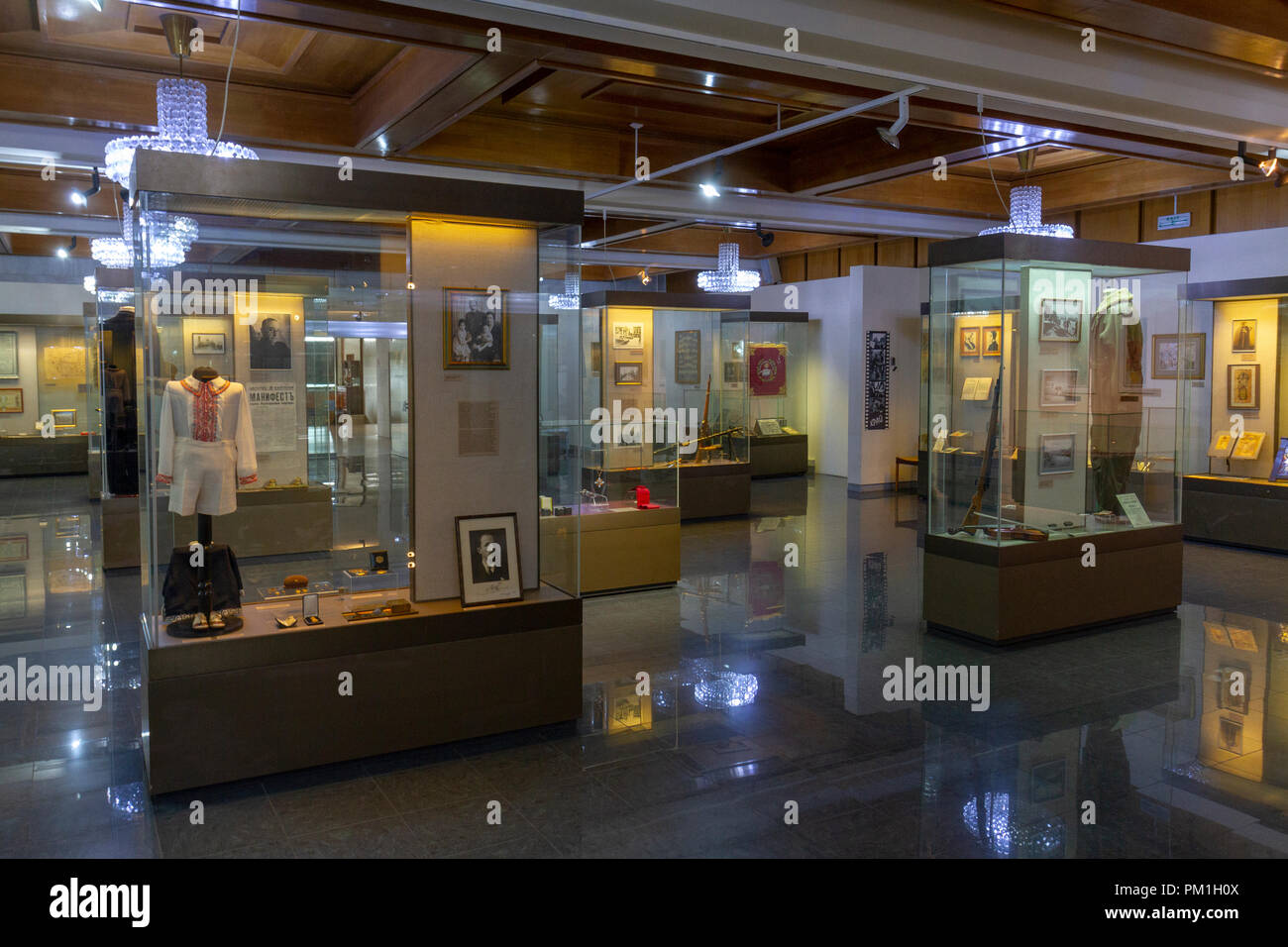 Allgemeine Ansicht im Nationalmuseum für Geschichte, Sofia, Bulgarien. Stockfoto