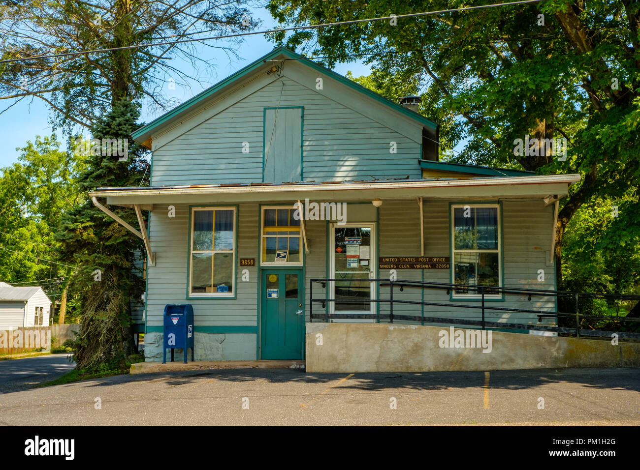 Swank Store und Post, 9856 Sänger Glen Road, Sänger Glen, Virginia Stockfoto