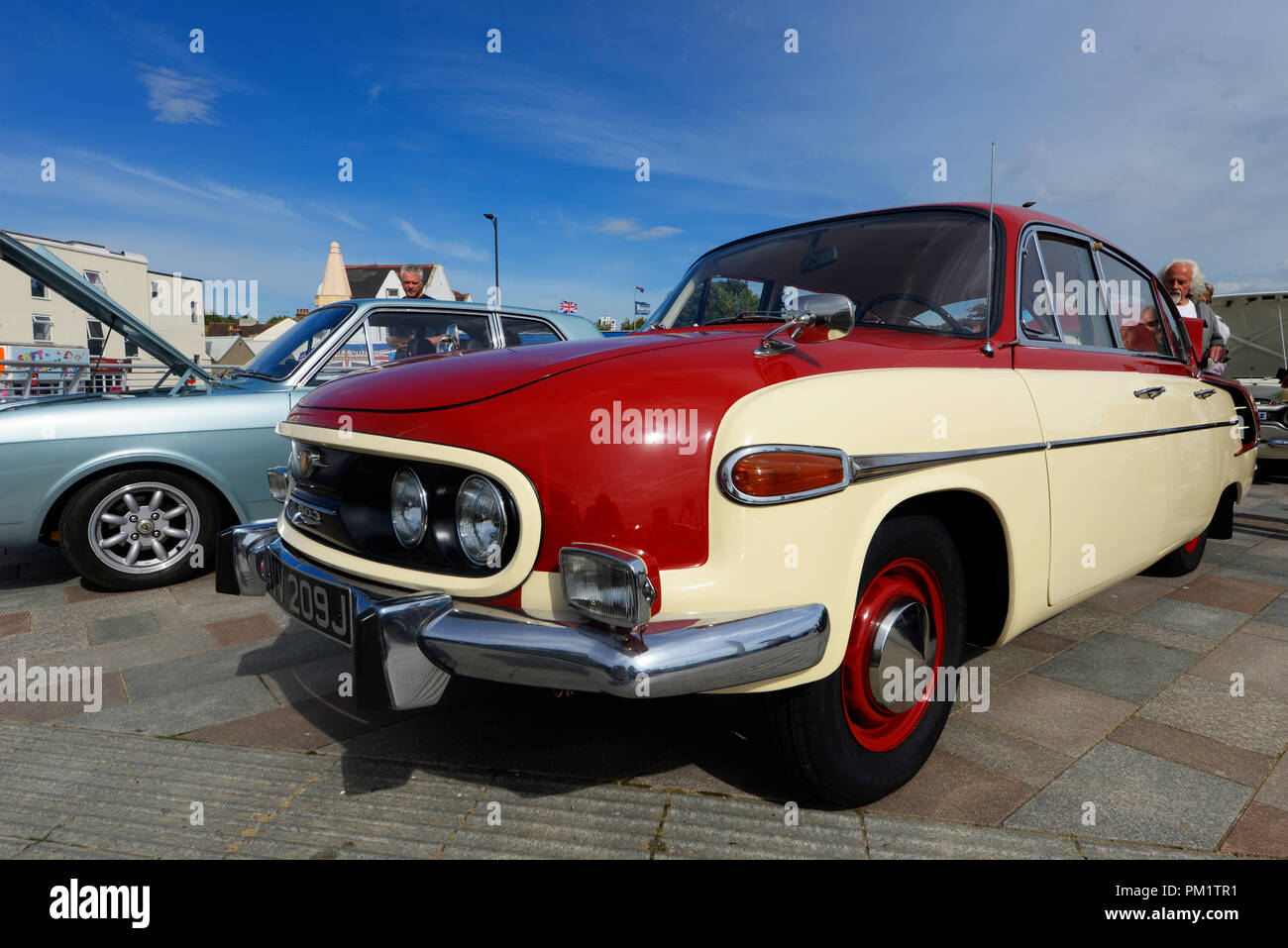Tatra 603 ist eine große Heckmotorwagen Luxury Car, die von der tschechoslowakischen Gesellschaft Tatra von 1956 bis 1975 produziert wurde. In der Tschechoslowakei gebaut Stockfoto