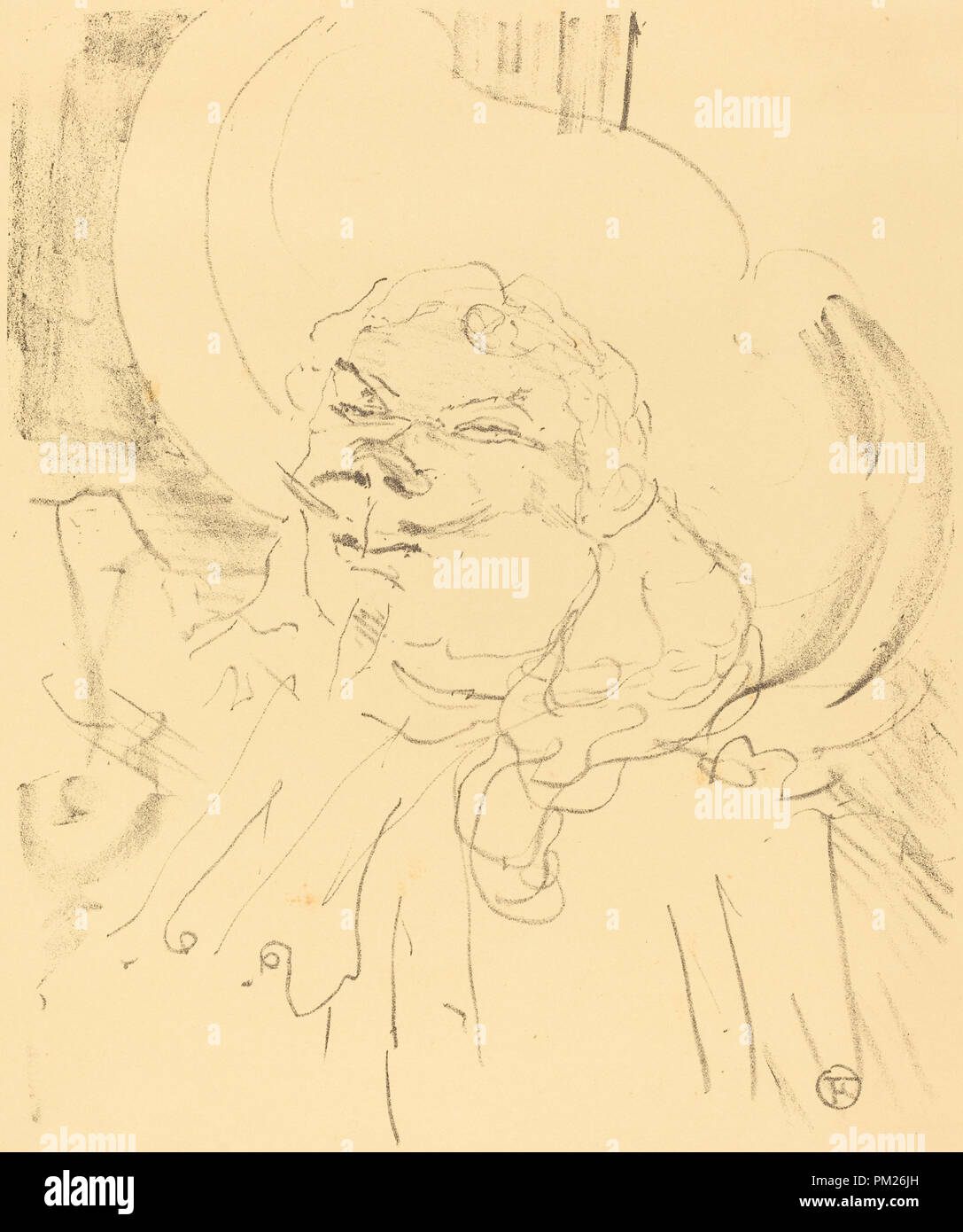 Der Ältere (coquelin Coquelin aine). Stand: 1896. Medium: Lithographie in Schwarz. Museum: Nationalgalerie, Washington DC. Autor: Henri de Toulouse-Lautrec. Stockfoto