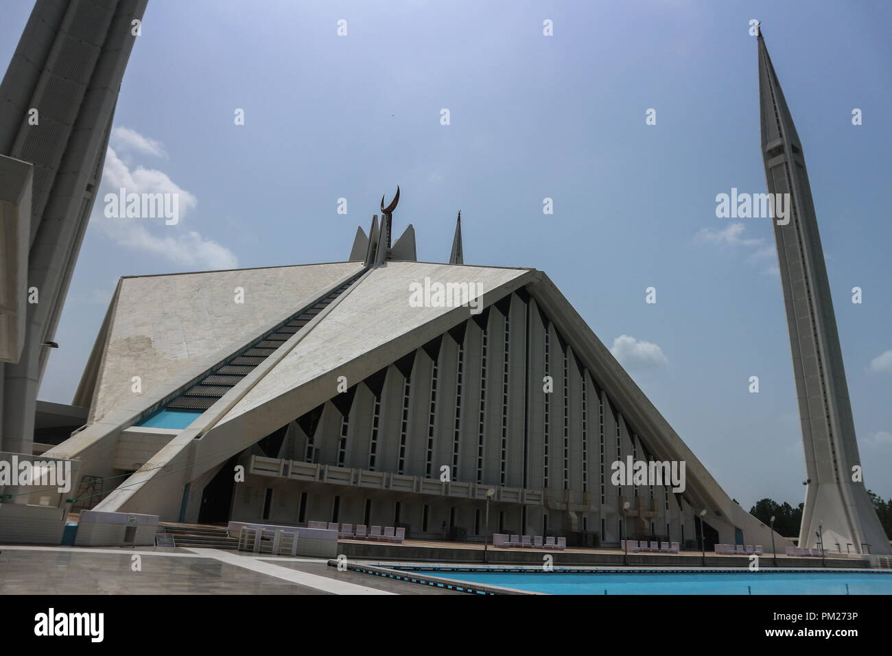 Faisal-moschee in Islamabad Hauptstadt von Pakistan Stockfoto