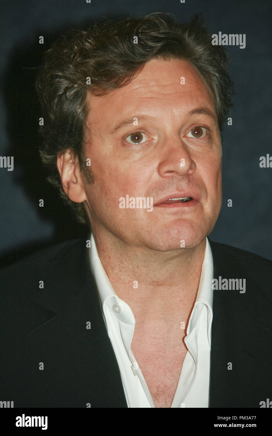 Colin Firth, 'A Single Man' Portrait Session, 5. November 2009. Reproduktion von amerikanischen Boulevardzeitungen ist absolut verboten. Datei Referenz # 30143_005 GFS nur für redaktionelle Verwendung - Alle Rechte vorbehalten Stockfoto