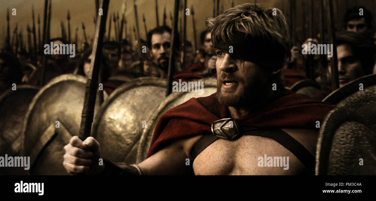 300 David Wenham © 2007 Warner Bros. Stockfoto