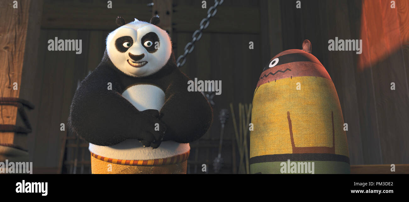 "Kung Fu Panda" Po © 2008 Dream Works Stockfoto