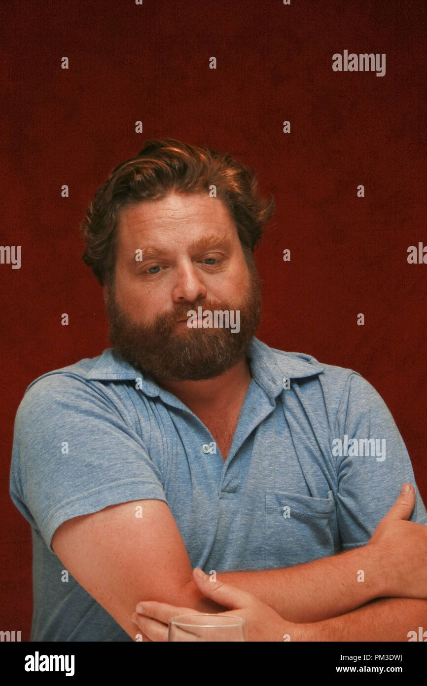 Zach Galifianakis" Es ist schon eine lustige Geschichte' Portrait Session, 12. September 2010. Reproduktion von amerikanischen Boulevardzeitungen ist absolut verboten. Datei Referenz # 30483 027 GFS nur für redaktionelle Verwendung - Alle Rechte vorbehalten Stockfoto