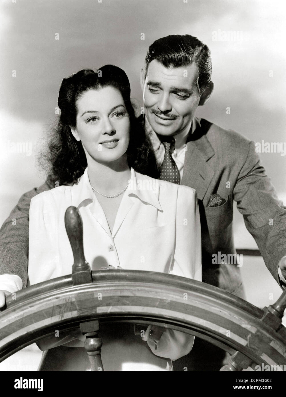 Rosalind Russell und Clark Gable, "Sie trafen sich in Bombay' 1941 MGM Datei Referenz # 30732 286 THA Stockfoto