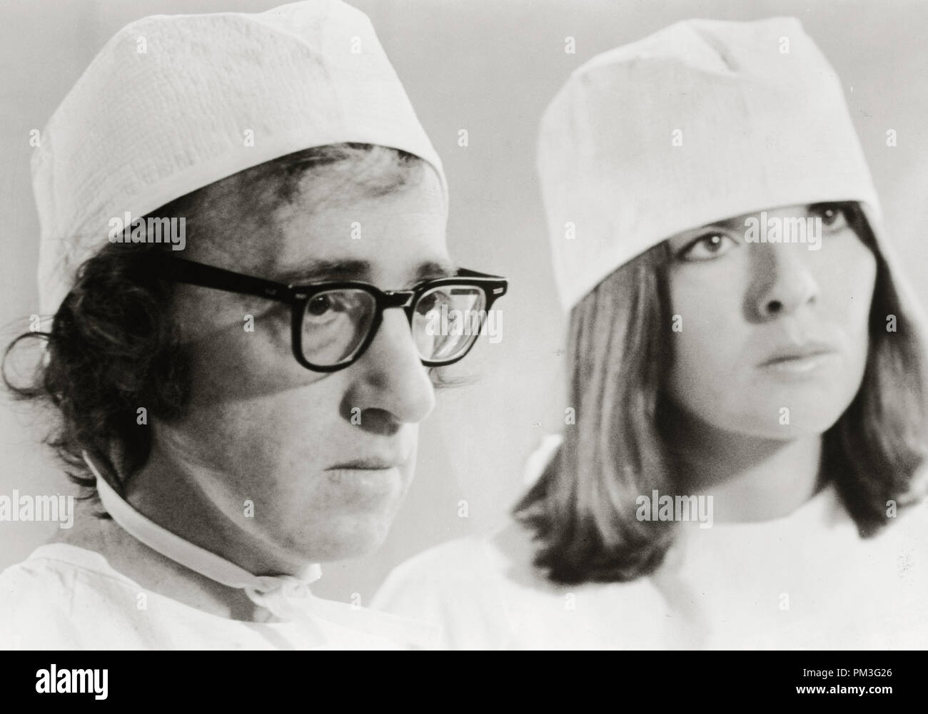 Woody Allen und Diane Keaton, der leeper', 1973. U/A Datei Referenz # 30732 340 THA Stockfoto