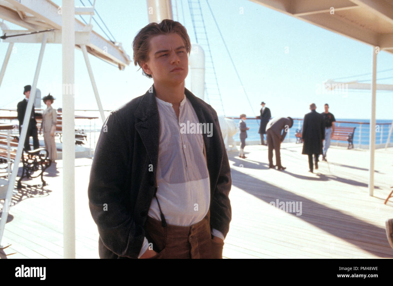 Twentieth Century Fox präsentiert "Titanic" Leonardo DiCaprio © 1997 Twentieth Century Fox Stockfoto