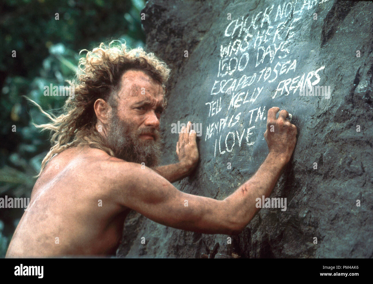 "Cast Away" 2000 Tom Hanks. Stockfoto