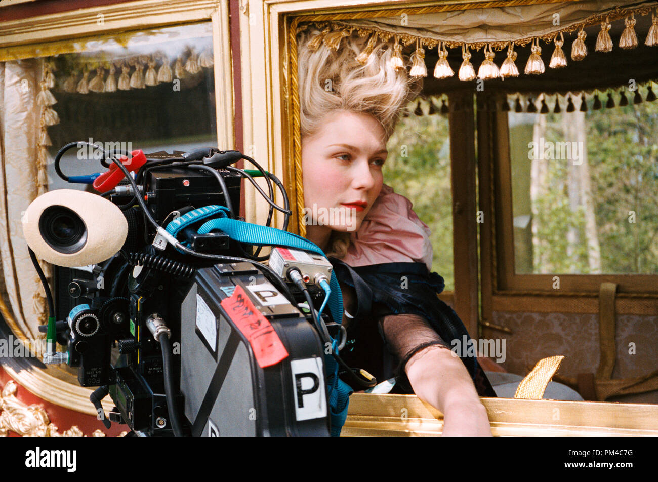 Film noch von 'Marie Antoinette' Kirsten Dunst Stockfoto