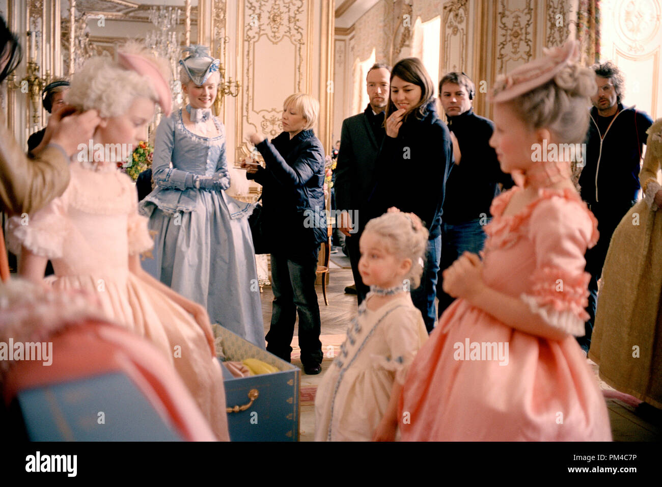 Film noch von 'Marie Antoinette' Kirsten Dunst, Regisseurin Sofia Coppola Stockfoto